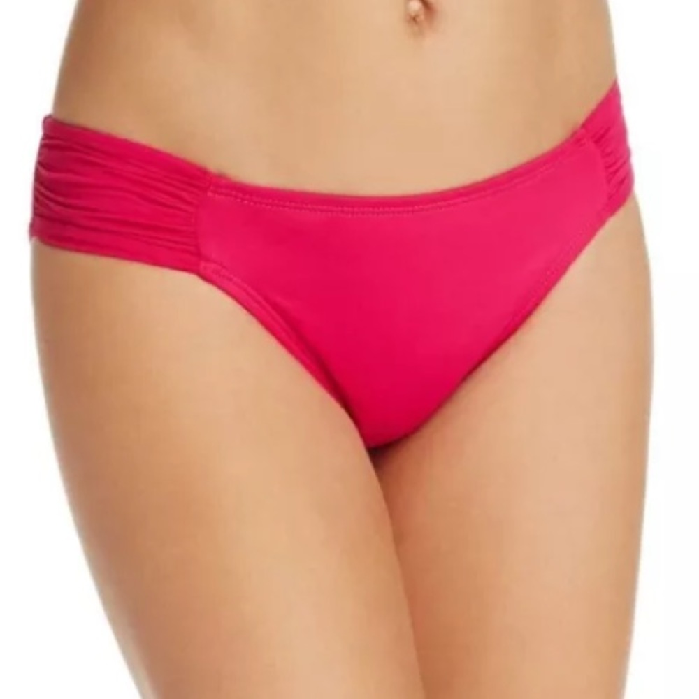 NWT La Blanca Bikini Hipster Side Shirred Goddess